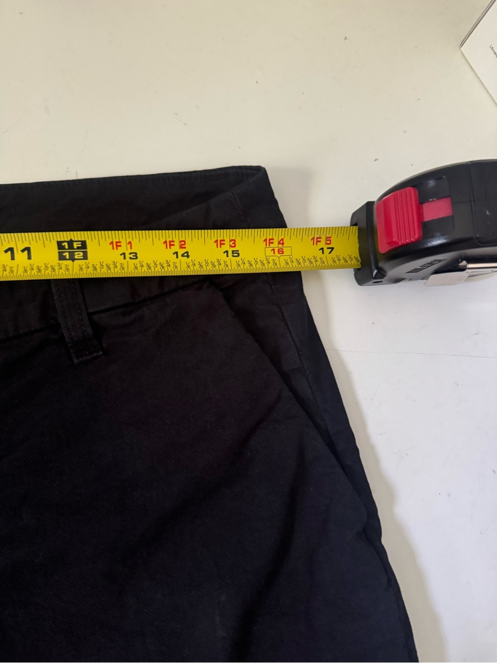 Frank & Eileen Wicklow Italian Cotton Chino Pants Black Size 6 Raw Hem - Picture 13 of 15